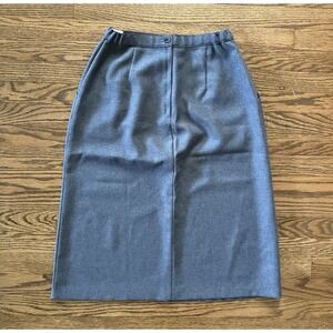VTG Levis Bend Over Skirt Womens 30 USA Pull‎ On High Waist A-Line Career Retro